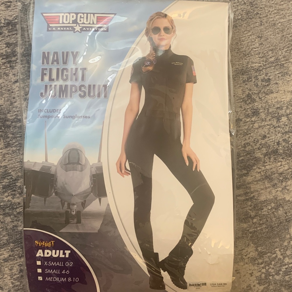 Halloween costume: Top Gun Navy Flight Jumpsuit